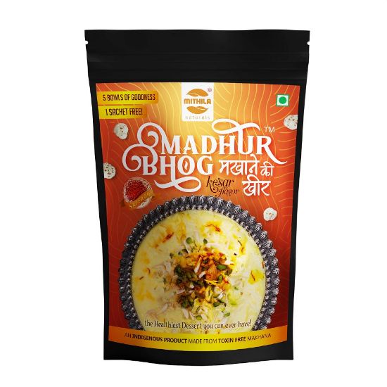 Picture of Instant Makhana Kheer/ Dessert (Madhur Bhog – Kesar Flavor) 100 gm