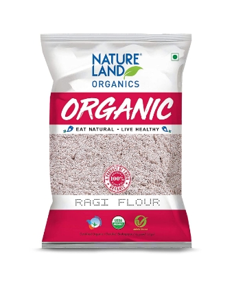 Picture of Ragi Whole Flour (Atta) 1kg NatureLand Organic