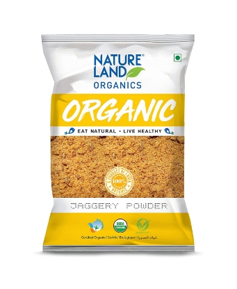 Picture of Jaggery Powder 500 Gm NatureLand Organics