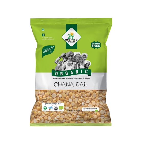 Picture of Chana Dal 500g 24 Mantra Organic 