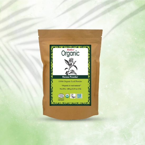 Picture of Organic Henna Powder 100gm Radico