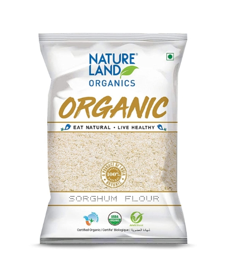 Picture of Jowar (Sorghum) Flour (Atta) 500gm NatureLand Organic