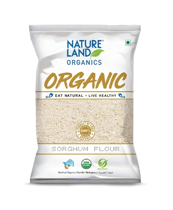 Picture of Jowar (Sorghum) Flour (Atta) 1kg NatureLand Organic