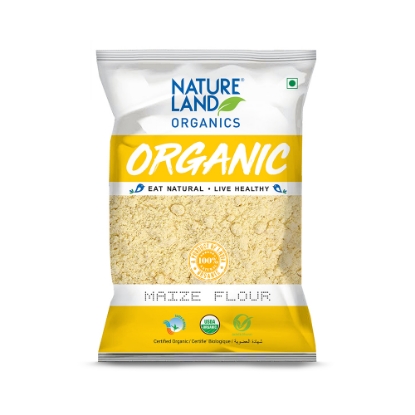 Picture of Corn (Maize/ Makki) Flour 500g NatureLand Organic