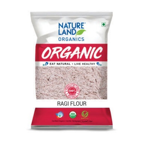 Picture of Ragi Flour (Atta) 500g NatureLand Organic