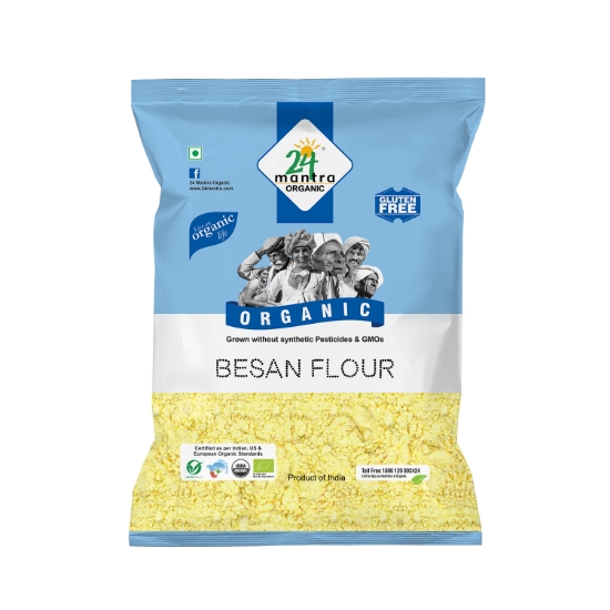 Picture of Besan Flour (Atta) 500gm 24 Mantra Organic