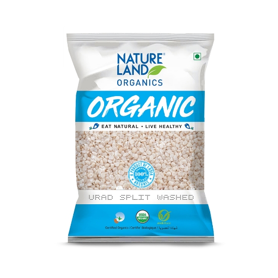 Picture of Urad Dhuli Split Dal 500gm NatureLand Organic 