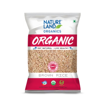 Picture of Brown Rice Premium Basmati 1kg NatureLand Organic