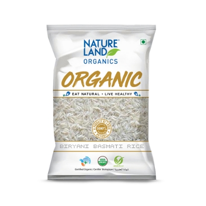 Picture of Biryani Basamti Rice 1kg NatureLand Organic