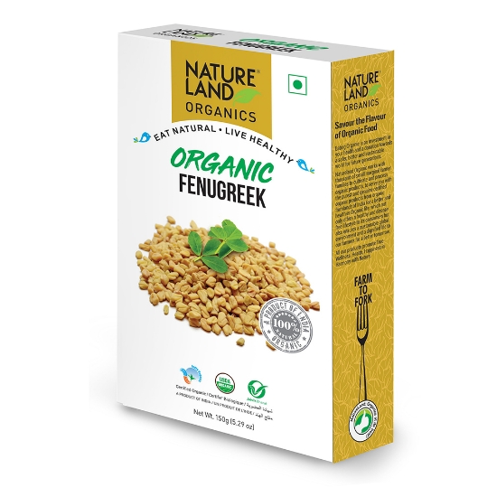 Picture of Methi (Fenugreek) 150gm NatureLand Organic