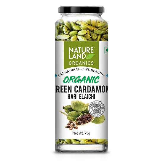 Picture of Elaichi (Green Cardamom) 75gm NatureLand Organic