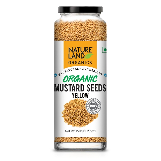 Picture of Sarso Pili (Mustard Yellow) Whole 150gm NatureLand Organic