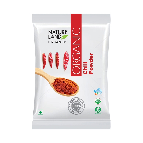 Picture of Lal Mirch (Red Chilli) Powder 200gm NatureLand Organic