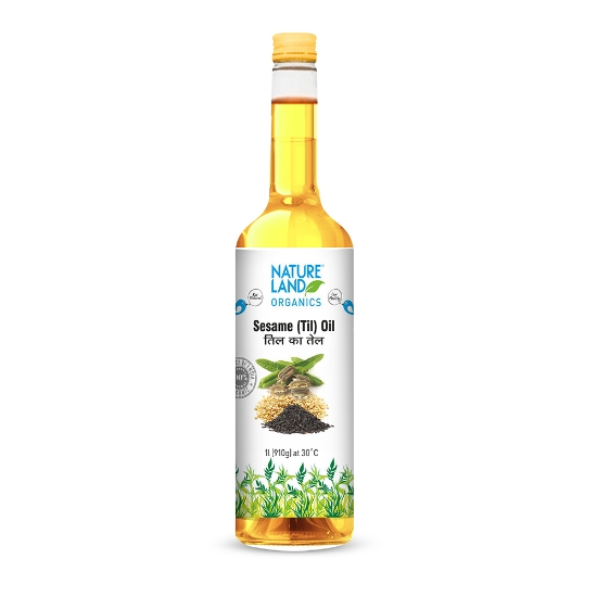 Picture of Seasame (Til) Oil 1ltr NatureLand Organic