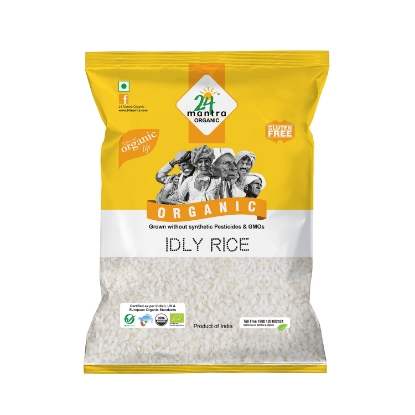 Picture of Idly Rice (Small Grain) 1kg 24 Mantra Organic