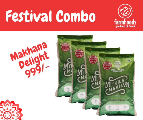 Picture of Festival Combo Mithila Makhan (Classic) 250 gm x 4 Packs