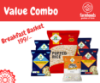 Picture of Value Combo Breakfast Pasta 400gm x 2, Vermicelli 400gm x 2,  Poha 500g x 1,  Puff Rice 200gm x 1 - 24 Mantra Organic