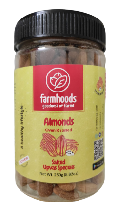 Picture of Almond Oven Roasted Upvas Special 250gm Farmhoods