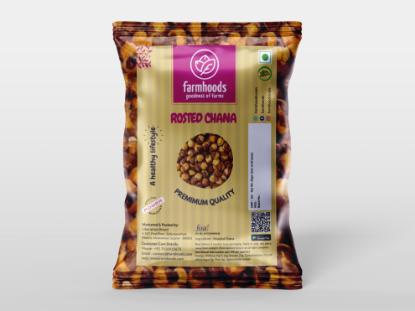 Picture of Roasted Chana Unsalted 200Gms  Farmhoods Premium Quality