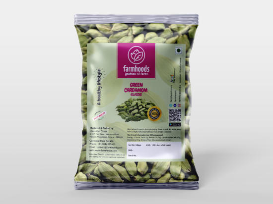 Picture of Elaichi (Green Cardamom) 100gm Farmhoods