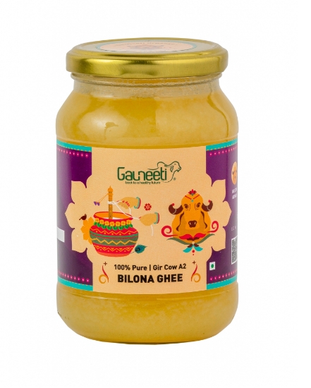 Picture of Gir Cow A2 Bilona Ghee 500ml GauNeeti 